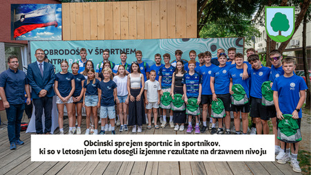 Sprejem športnikov državnih zmagovalcev